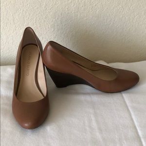 Franco Sarto Brown wedge heels